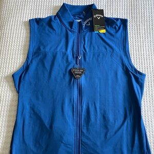NWT - Callaway Men’s Swing Tech Golf Vest Outerwear with Full Zip
